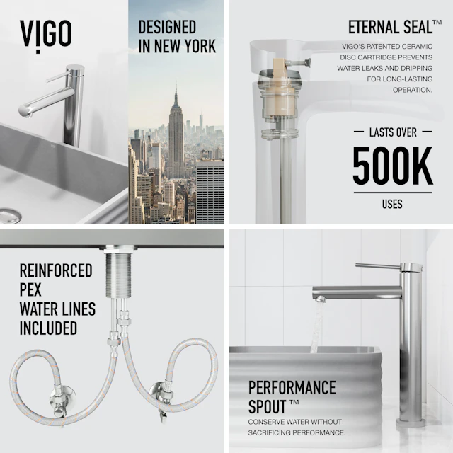 Jewel 11 in. H Single Hole Single Handle  Bathroom Vessel Sink Faucet - image 6 - other