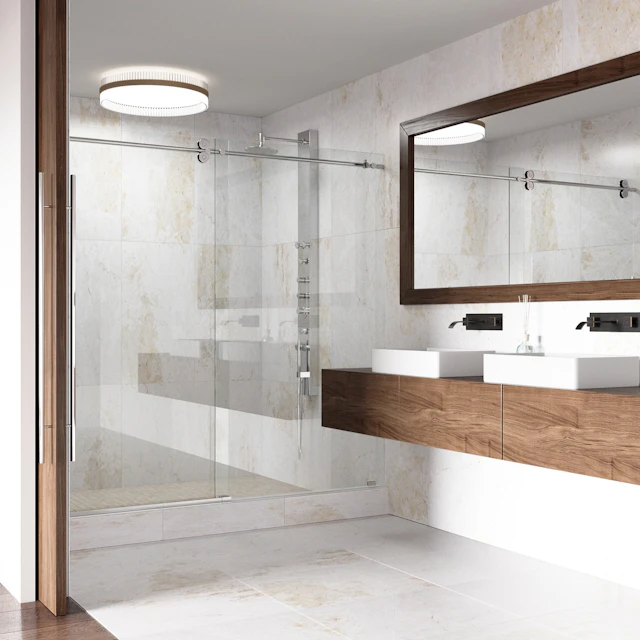 Magnolia Modern White Matte Stone 21 in. L x 14 in. W x 5 in. H Rectangular Vessel Bathroom Sink - angle 3 - other