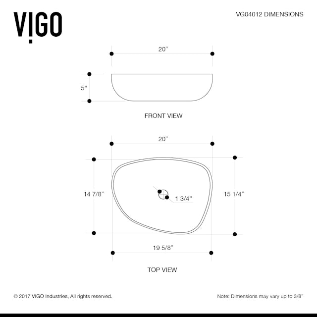 Peony Modern White Matte Stone 20 in. L x 15 in. W x 5 in. H Vessel Bathroom Sink - image 10 - other