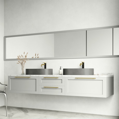 Sagrada Gothic Gray Concreto Stone 24 in. L x 14 in. W x 5 in. H Oval Vessel Bathroom Sink - image 3 - other