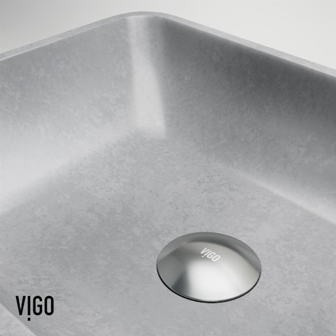 Duomo Gothic Gray Concreto Stone 18 in. L x 13 in. W x 4 in. H Rectangular Vessel Bathroom Sink - image 10 - other