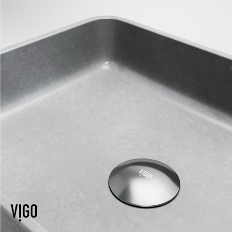 Segovia Gothic Gray Concreto Stone 16 in. L x 12 in. W x 4 in. H Rectangular Vessel Bathroom Sink - image 10 - other
