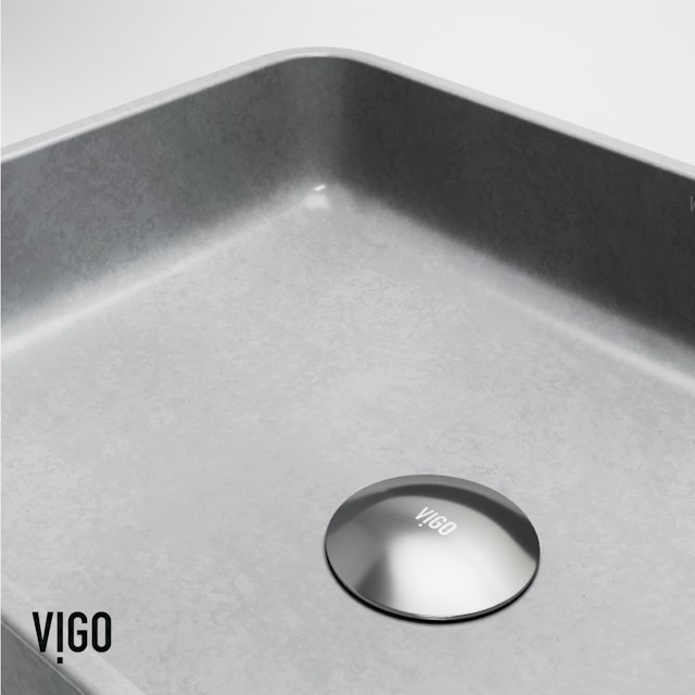 Segovia Gothic Gray Concreto Stone 16 in. L x 12 in. W x 4 in. H Rectangular Vessel Bathroom Sink - image 10 - other