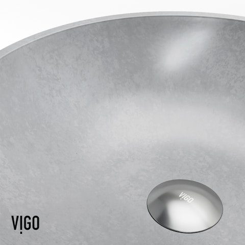 Ravenna Gothic Gray Concreto Stone 16 in. L x 16 in. W x 5 in. H Round Vessel Bathroom Sink - image 10 - other
