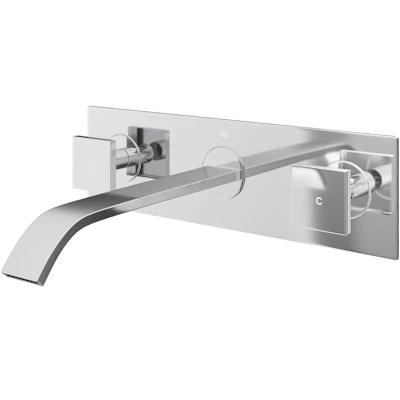 Titus Two Handle Wall Mount Bathroom Faucet