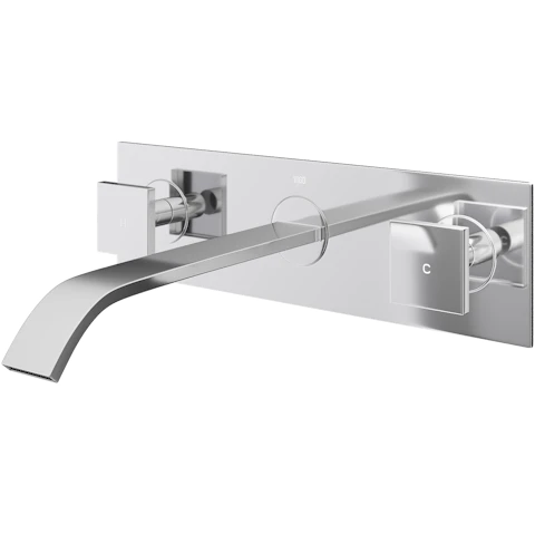 Titus Two Handle Wall Mount Bathroom Faucet - image 1 - other