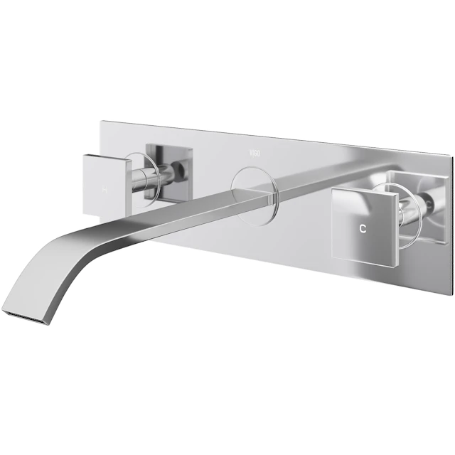 Titus Two Handle Wall Mount Bathroom Faucet - image 1 - other