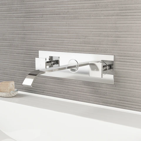 Titus Two Handle Wall Mount Bathroom Faucet - image 2 - other