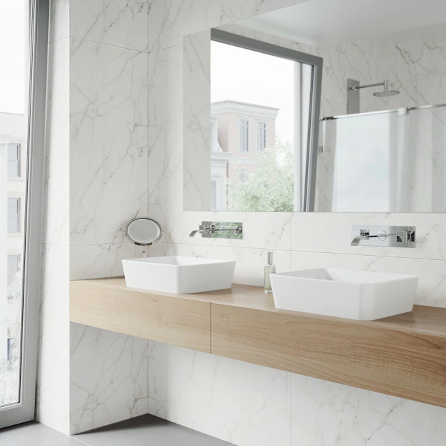 Titus Two Handle Wall Mount Bathroom Faucet - image 4 - other