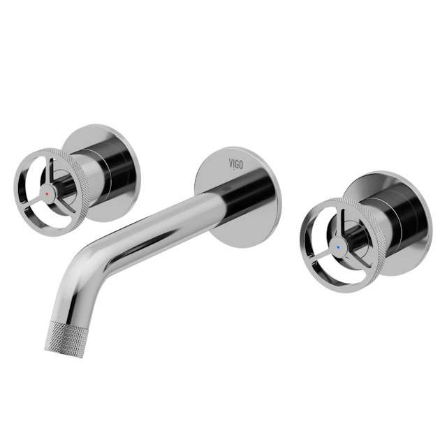 Cass Two Handle Wall Mount Bathroom Faucet - angle 1 - other