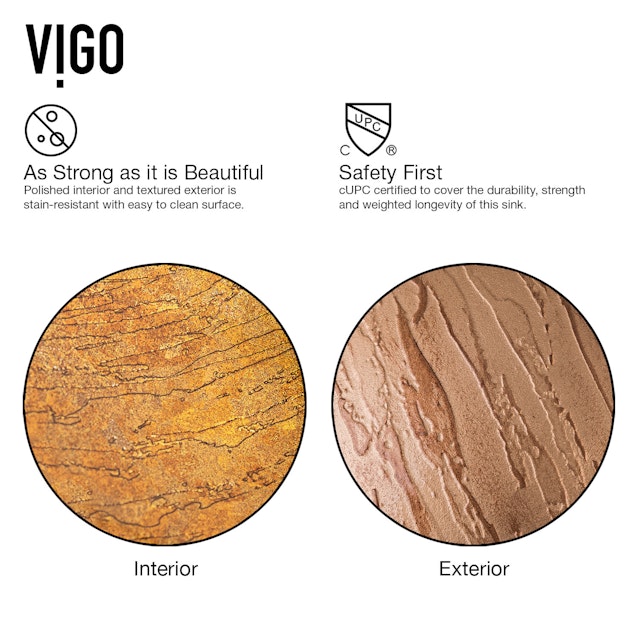 Giovanni Amber Sunset Glass 17 in. L x 17 in. W x 6 in. H Round Vessel Bathroom Sink - image 6 - other