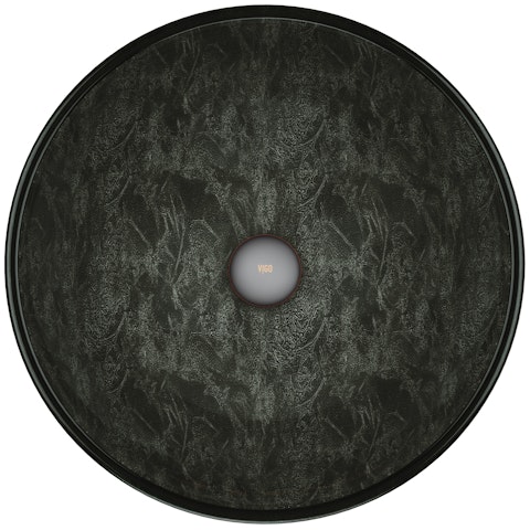 Giovanni Onyx Gray Glass 17 in. L x 17 in. W x 6 in. H Round Vessel Bathroom Sink - image 2 - other