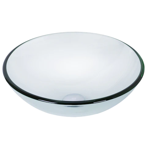 Giovanni Iridescent Glass 17 in. L x 17 in. W x 7 in. H Round Vessel Bathroom Sink - image 1 - other