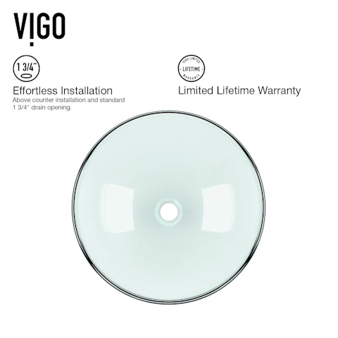 Giovanni Iridescent Glass 17 in. L x 17 in. W x 7 in. H Round Vessel Bathroom Sink - image 6 - other