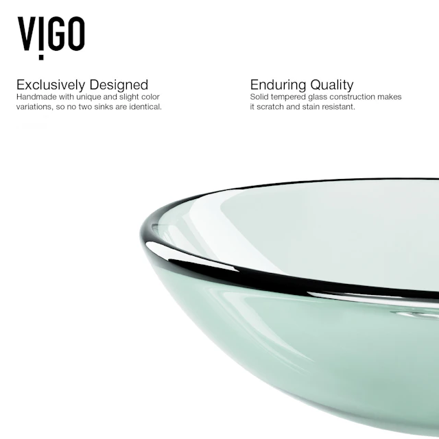 Giovanni Iridescent Glass 17 in. L x 17 in. W x 7 in. H Round Vessel Bathroom Sink - image 7 - other