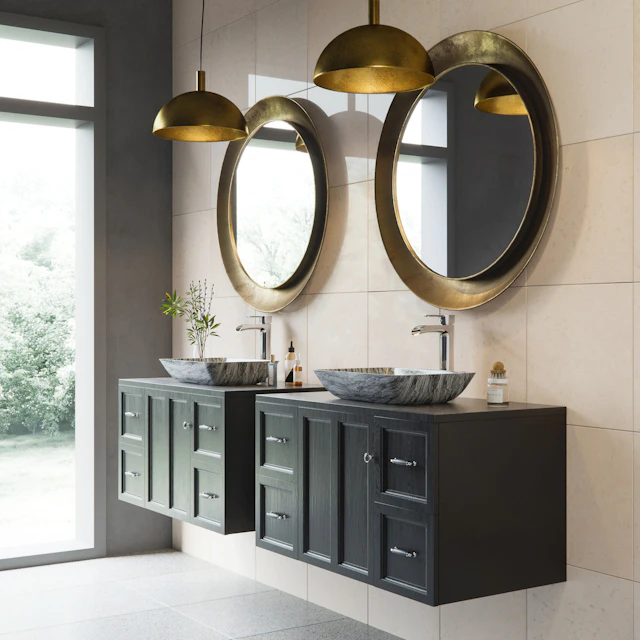 Donatello Artistic Titanium Gray Glass 18 in. L x 13 in. W x 4 in. H Rectangular Vessel Bathroom Sink - angle 3 - other