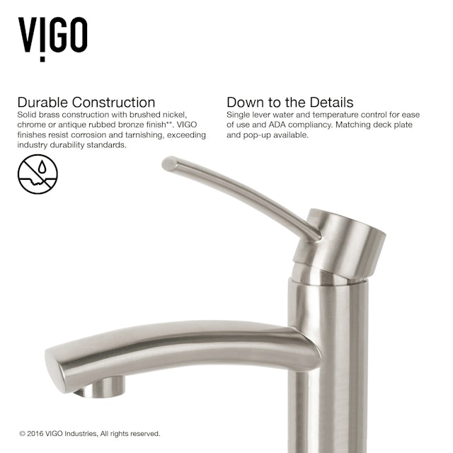 Glass Round Vessel Bathroom Sink in Frosted White with Milo Faucet and Pop-Up Drain - image 10 - other