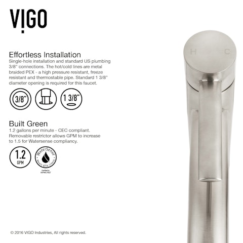 Glass Round Vessel Bathroom Sink in Frosted White with Milo Faucet and Pop-Up Drain - image 9 - other