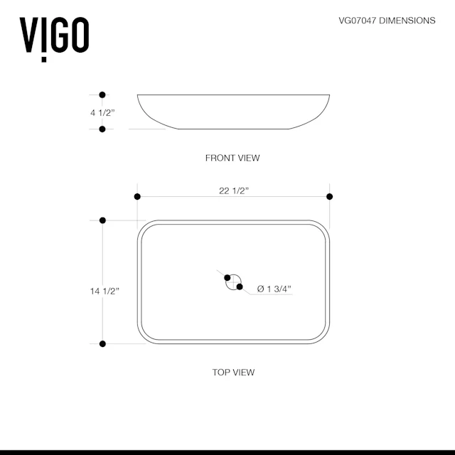 Glass Rectangular Vessel Bathroom Sink in Chocolate Brown with Niko Faucet and Pop-Up Drain - angle 9 - other