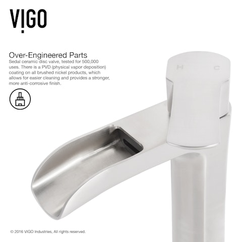 Glass Round Vessel Bathroom Sink in Silver with Niko Faucet and Pop-Up Drain - image 11 - other