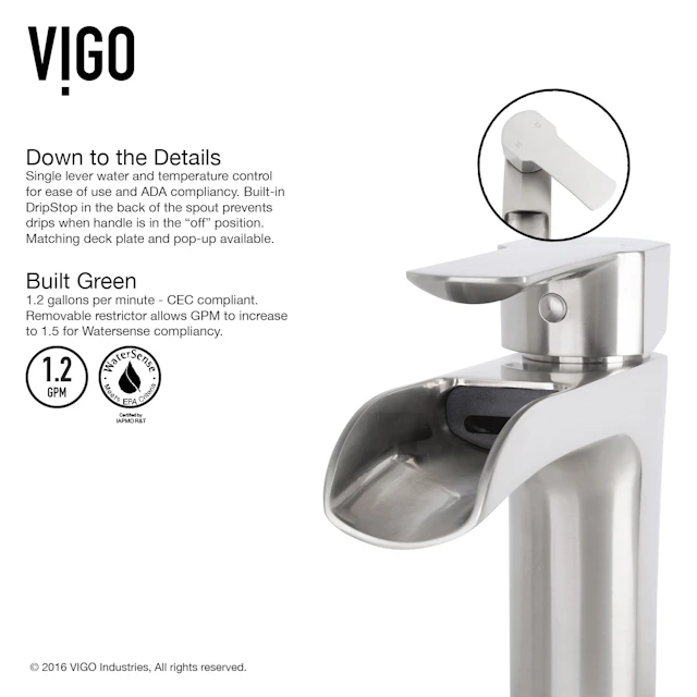 Glass Round Vessel Bathroom Sink in Silver with Niko Faucet and Pop-Up Drain - angle 9 - other