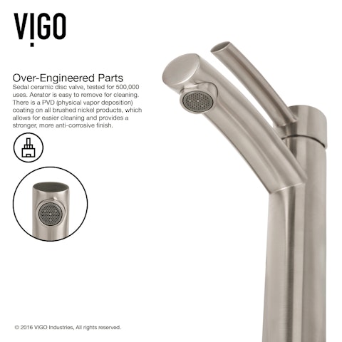 Glass Round Vessel Bathroom Sink in Silver with Milo Faucet and Pop-Up Drain - image 11 - other