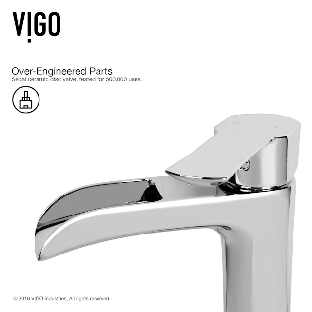 Glass Round Vessel Bathroom Sink in Iridescent with Niko Faucet and Pop-Up Drain - angle 11 - other