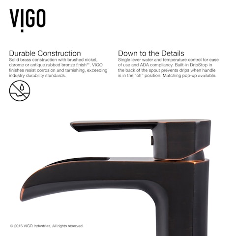 Matte Stone Vinca Composite Rectangular Vessel Bathroom Sink in White with Faucet and Pop-Up Drain in Antique Bronze - image 12 - other