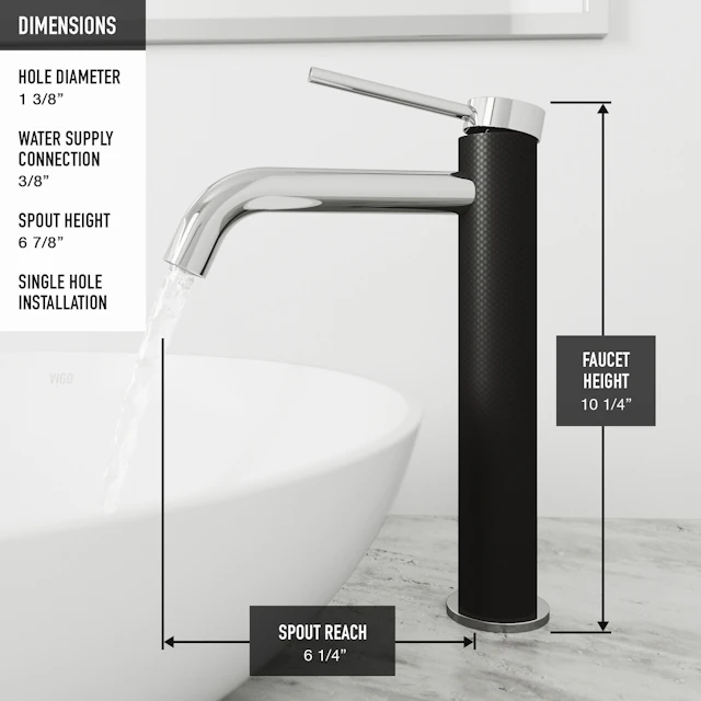 Matte Stone Jasmine Composite Rectangular Vessel Bathroom Sink in White with Lexington Faucet and Pop-Up Drain - angle 11 - other