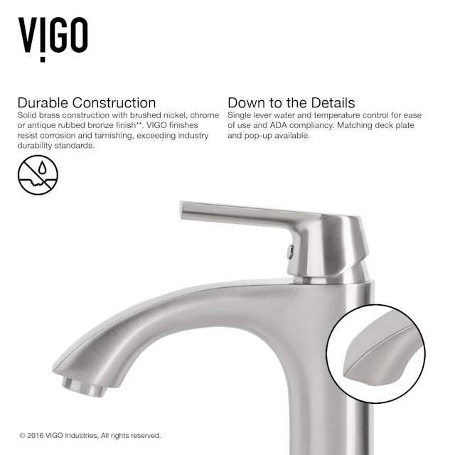 Glass Rectangular Vessel Bathroom Sink in Onyx Gray with Linus Faucet and Pop-Up Drain - angle 9 - other