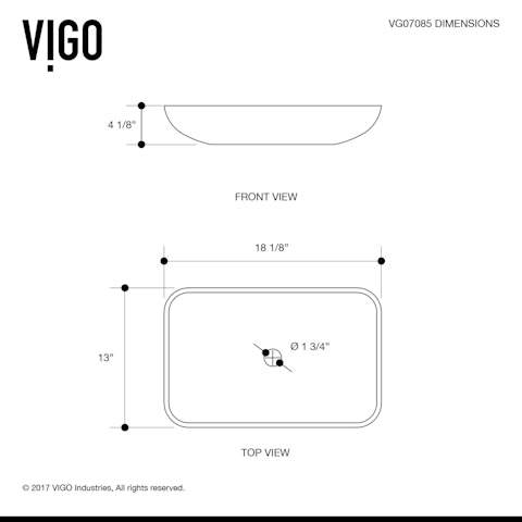 Glass Rectangular Vessel Bathroom Sink in Titanium Gray with Niko Faucet and Pop-Up Drain - image 7 - other
