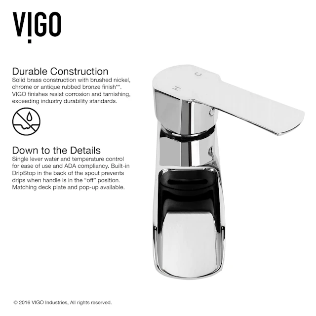 Glass Rectangular Vessel Bathroom Sink in Titanium Gray with Niko Faucet and Pop-Up Drain - angle 9 - other