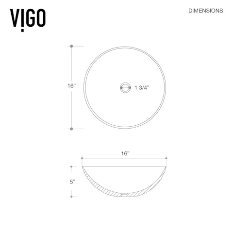 Matte Stone Lotus Composite Round Vessel Bathroom Sink in White with Gotham Faucet and Pop-Up Drain - image 6 - other