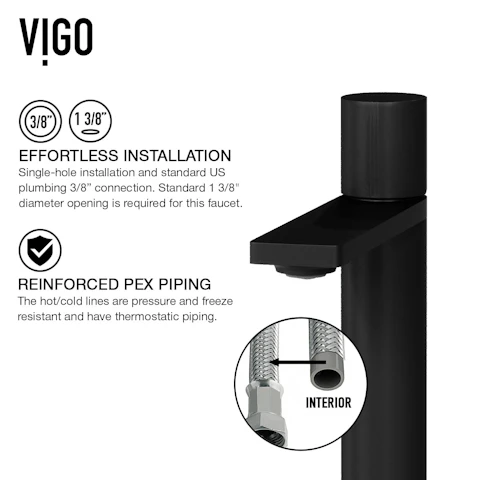 Matte Stone Wisteria Composite Oval Vessel Bathroom Sink in White with Gotham Faucet and Pop-Up Drain - image 11 - other