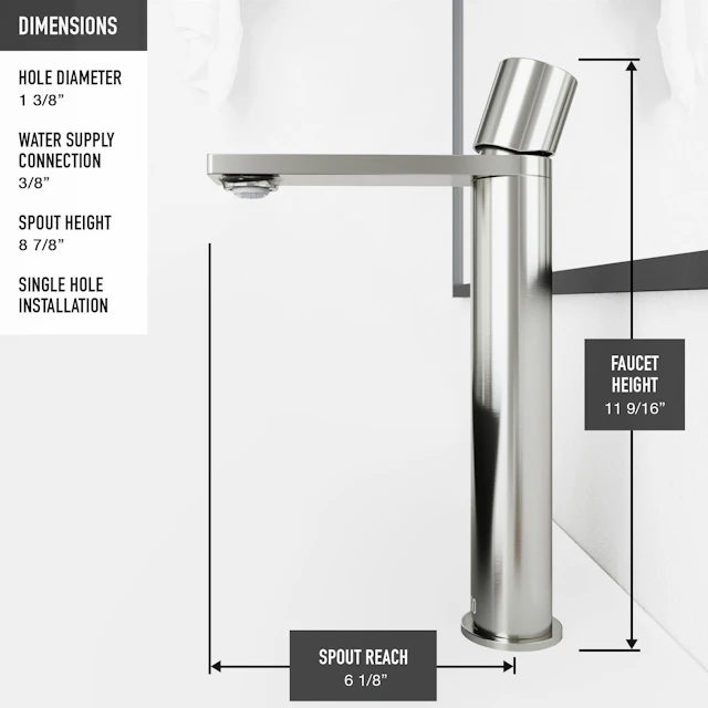 Concreto Stone 22 in. Rectangular Vessel Bathroom Sink in Gray with Gotham Faucet and Pop-Up Drain - image 10 - other