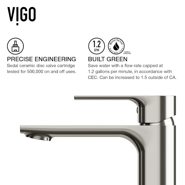 Concreto Stone 24 in. Rectangular Vessel Bathroom Sink in Gray with Norfolk Faucet and Pop-Up Drain - image 8 - other