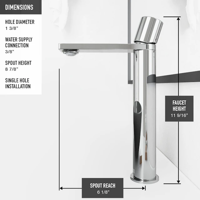 Matte Stone Starr Composite Rectangular Vessel Bathroom Sink in White with Gotham Faucet and Drain - image 11 - other