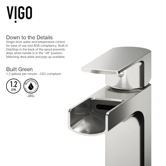 Matte Stone Starr Composite Rectangular Vessel Bathroom Sink in White with Amada Faucet and Drain - angle 8 - other
