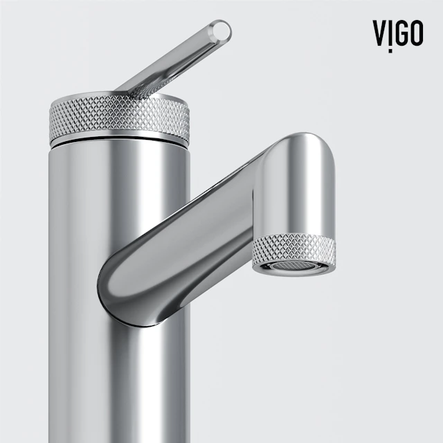 Matte Stone Magnolia Composite Rectangular Vessel Bathroom Sink in White with Sterling Faucet and Pop-Up Drain - angle 12 - other