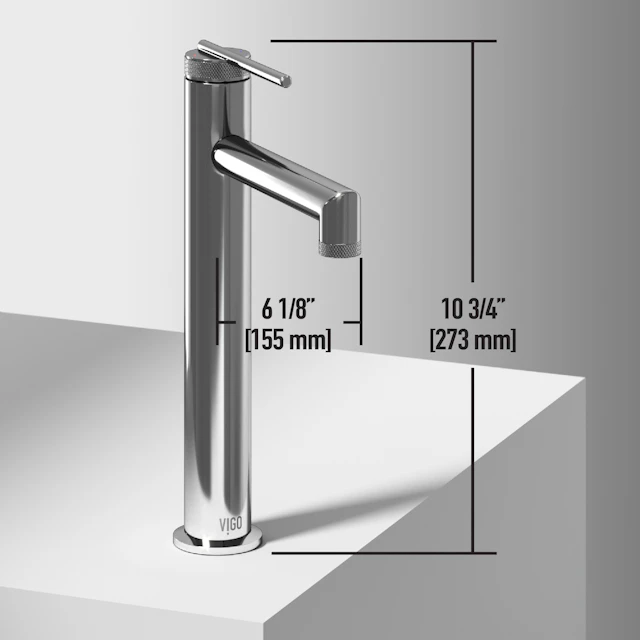 Matte Stone Magnolia Composite Rectangular Vessel Bathroom Sink in White with Sterling Faucet and Pop-Up Drain - angle 15 - other
