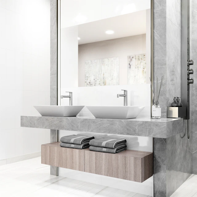 Matte Stone Vinca Composite Rectangular Vessel Bathroom Sink in White with Faucet and Pop-Up Drain - image 2 - other