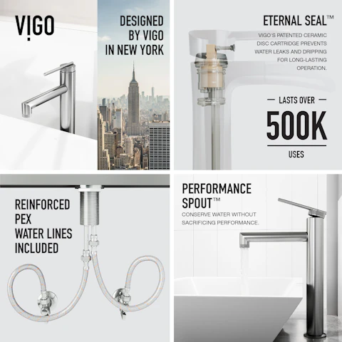 Matte Stone Vinca Composite Rectangular Vessel Bathroom Sink in White with Faucet and Pop-Up Drain - image 9 - other