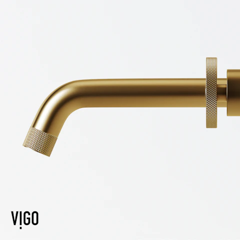 Matte Shell Sottile Glass Rectangular Vessel Bathroom Sink in Black with Wall-Mount Faucet and Drain in Matte Gold - image 10 - other