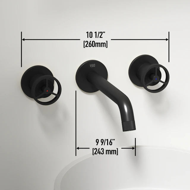 Matte Stone Anvil Composite Round Vessel Bathroom Sink in White with Wall-Mount Faucet and Pop-Up Drain - image 13 - other