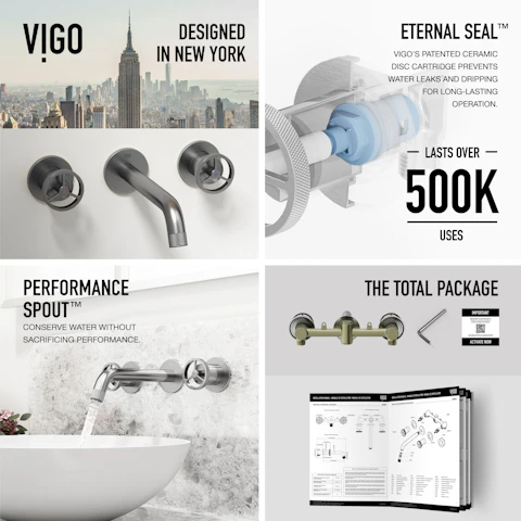 Matte Stone Lotus Composite Round Vessel Bathroom Sink in White with Wall-Mount Faucet and Drain - image 7 - other