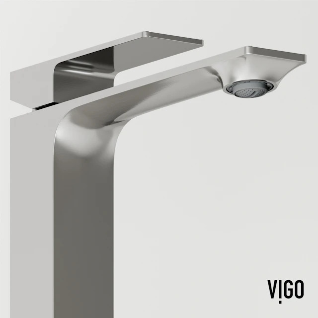 Concreto Stone Rectangular Vessel Bathroom Sink and Faucet - angle 12 - other