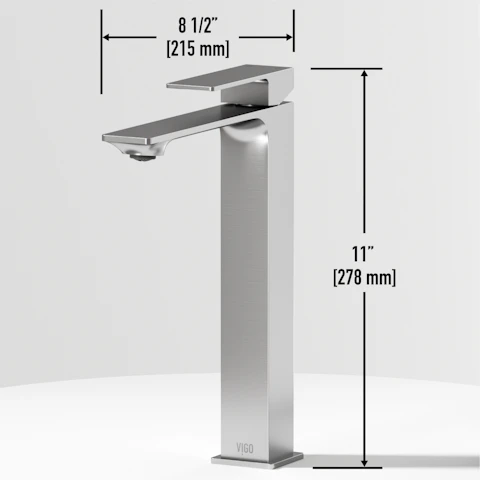 Concreto Stone Rectangular Vessel Bathroom Sink and Faucet - image 15 - other