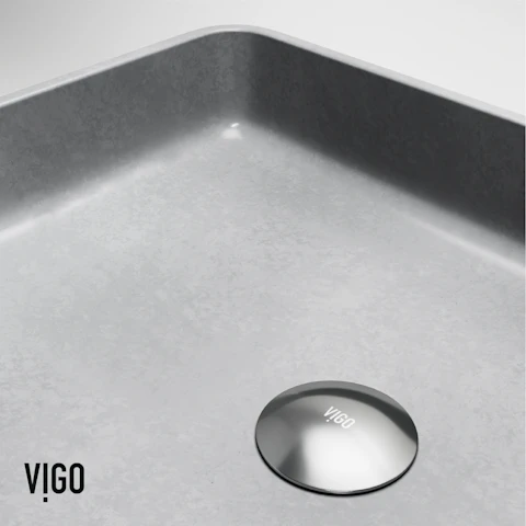 Concreto Stone Rectangular Vessel Bathroom Sink and Faucet - image 9 - other