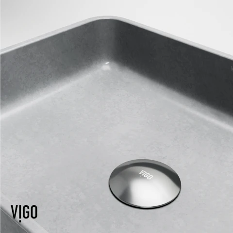 Concreto Stone Rectangular Vessel Bathroom Sink and Faucet - image 9 - other