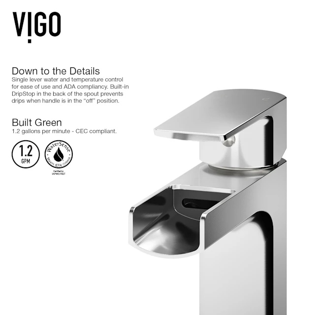 Matte Stone Hibiscus Composite Square Vessel Bathroom Sink in White with Amada Faucet and Pop-Up Drain - angle 11 - other